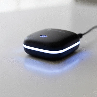 Modern low-level laser therapy device on a clean background