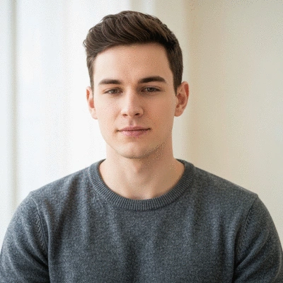 Person feeling calm and focused after therapy