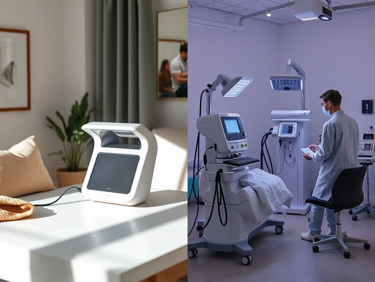 At-Home vs. In-Clinic LLLT: Comparing Efficacy, Safety, and Best Practices