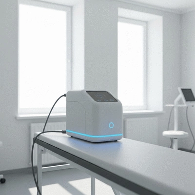 Modern low-level laser therapy device in a medical setting